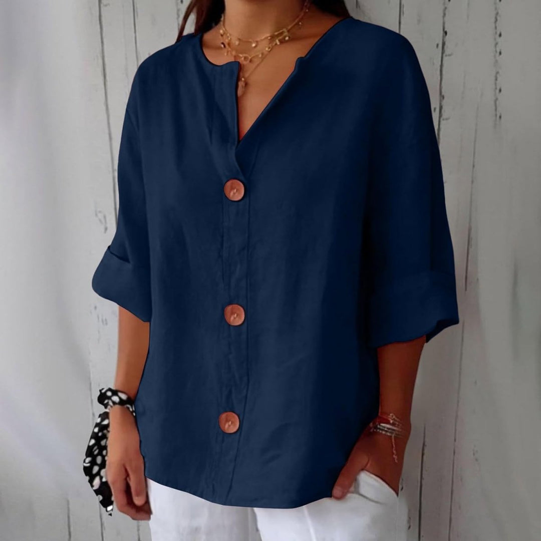 Marjolaine | Leinenbluse mit Küstengefühl und natürlicher Eleganz