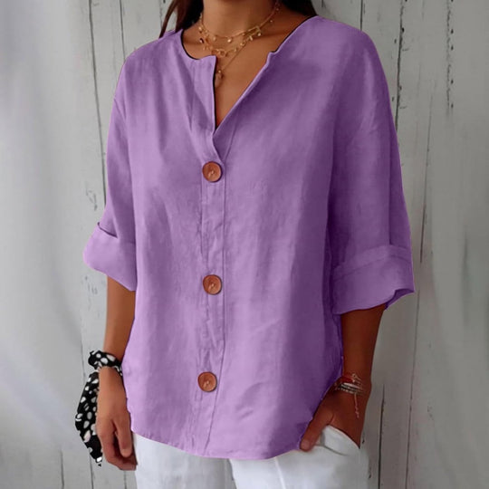 Marjolaine | Leinenbluse mit Küstengefühl und natürlicher Eleganz