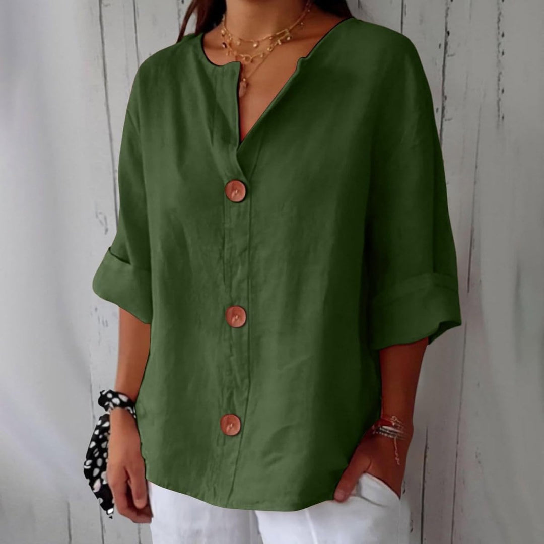 Marjolaine | Leinenbluse mit Küstengefühl und natürlicher Eleganz