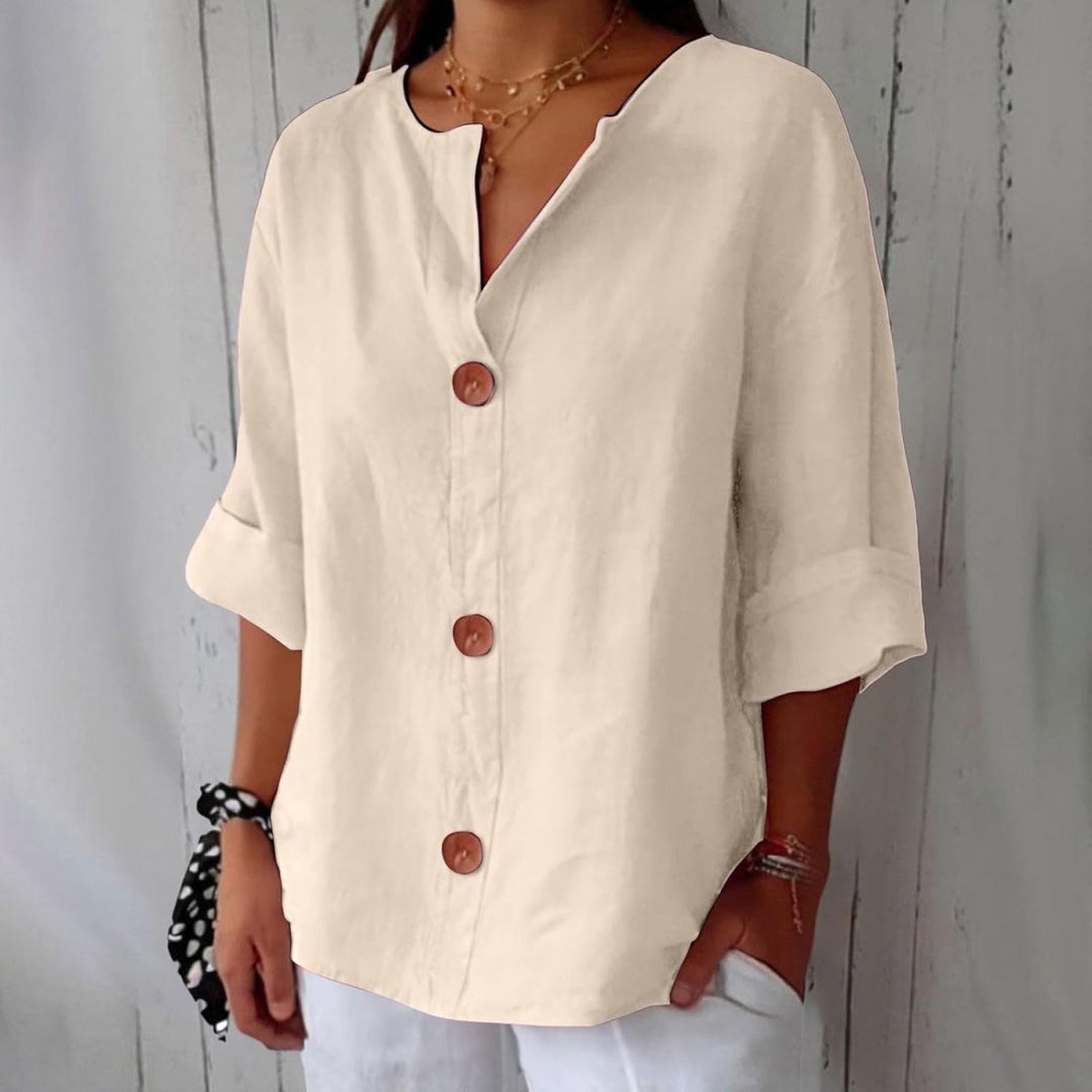 Marjolaine | Leinenbluse mit Küstengefühl und natürlicher Eleganz