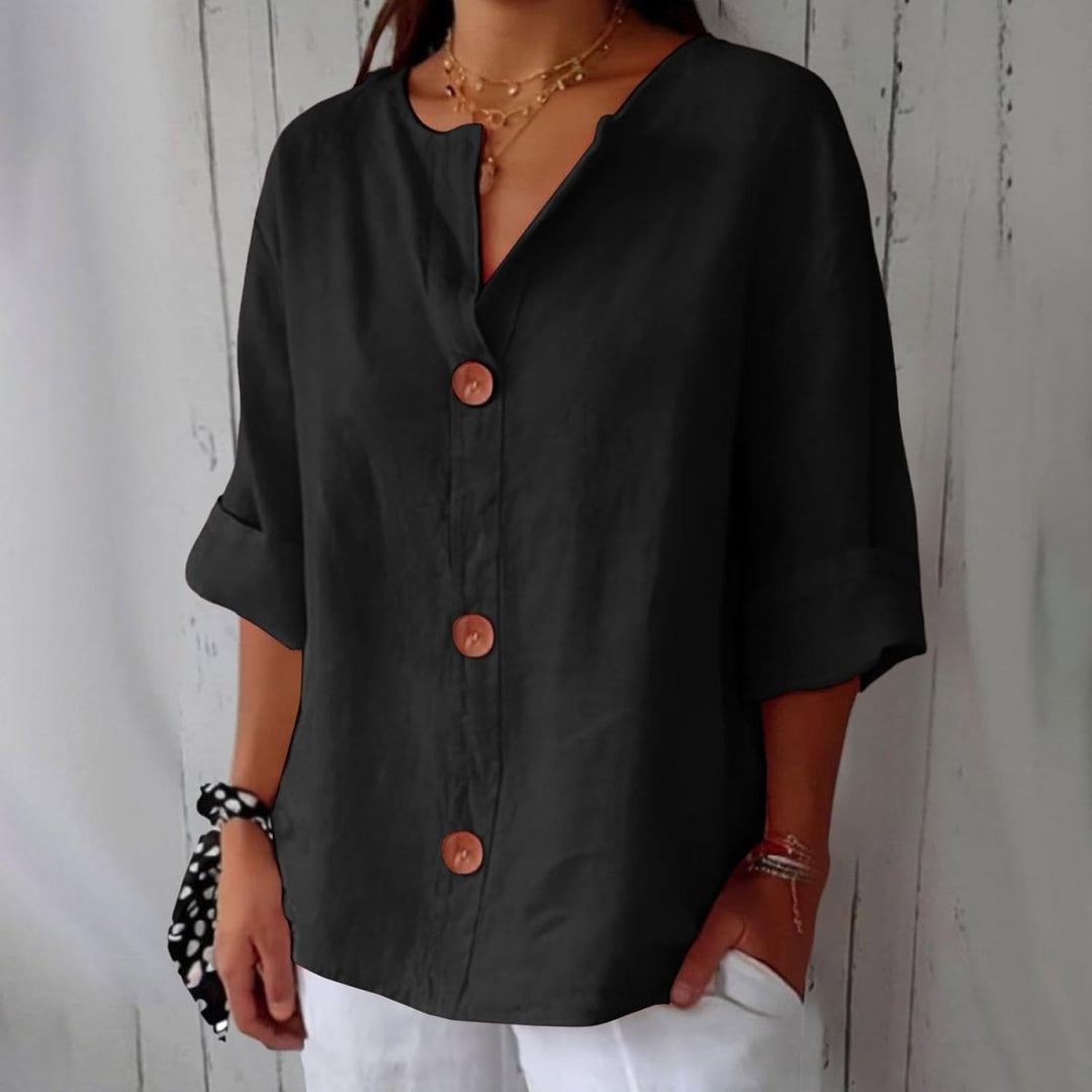 Marjolaine | Leinenbluse mit Küstengefühl und natürlicher Eleganz