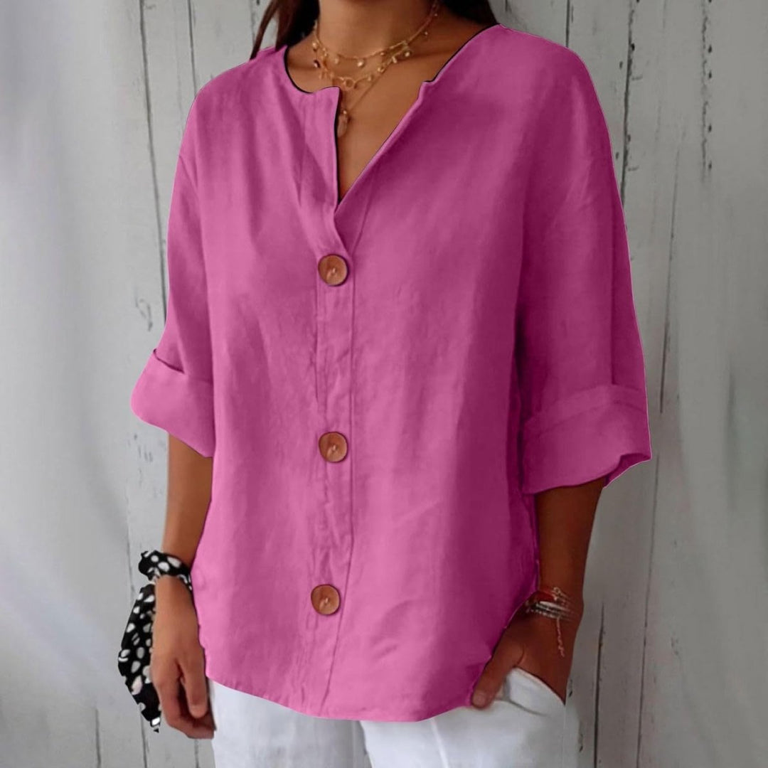 Marjolaine | Leinenbluse mit Küstengefühl und natürlicher Eleganz