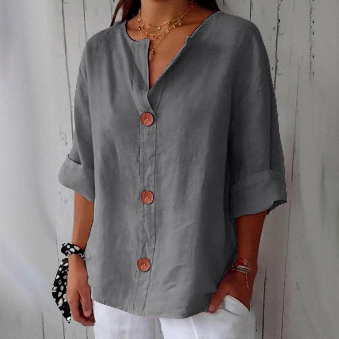 Marjolaine | Leinenbluse mit Küstengefühl und natürlicher Eleganz