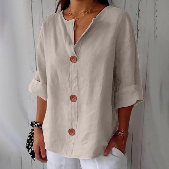Marjolaine | Leinenbluse mit Küstengefühl und natürlicher Eleganz