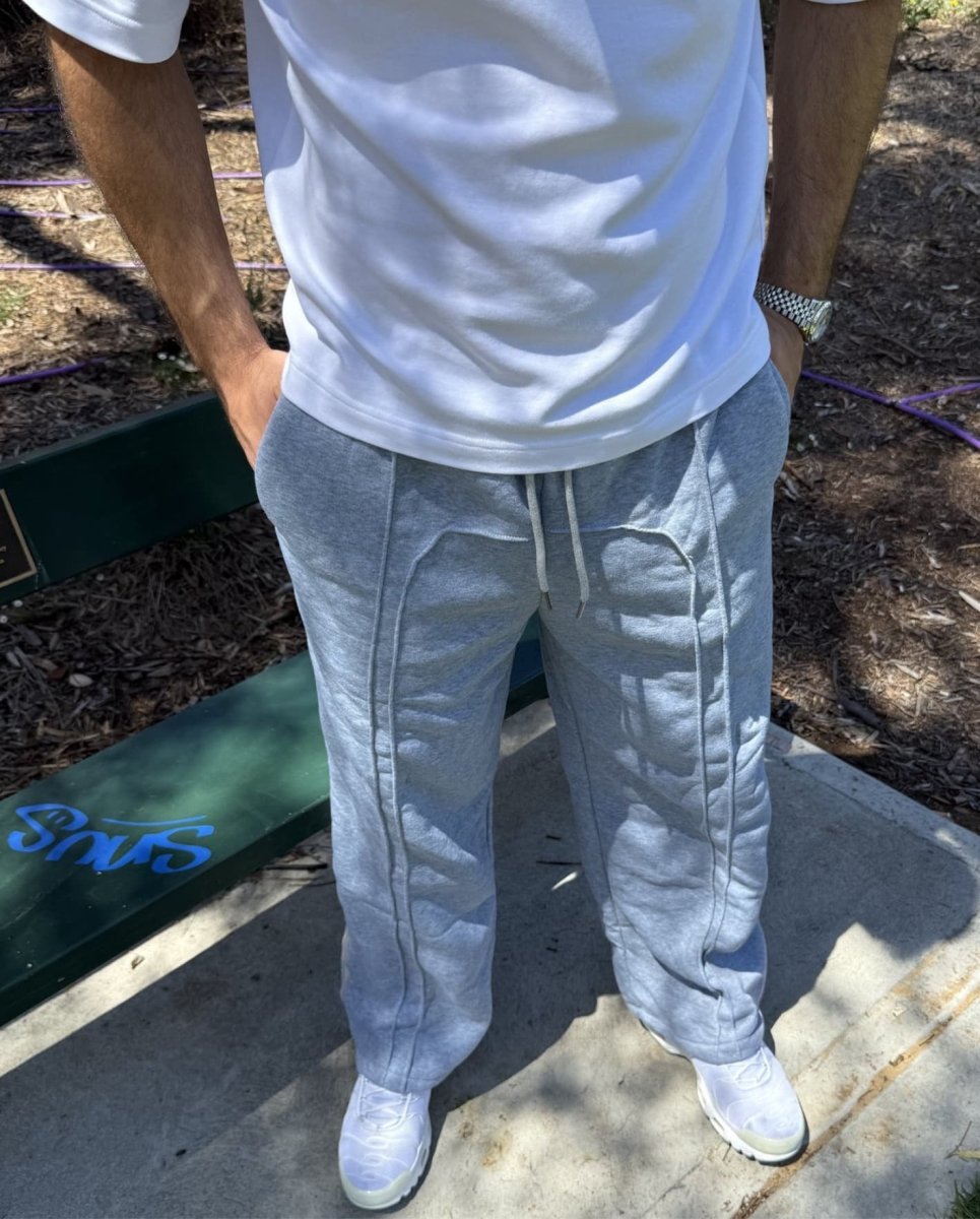 Nils | Pantalon de survêtement oversize à imprimé rétro