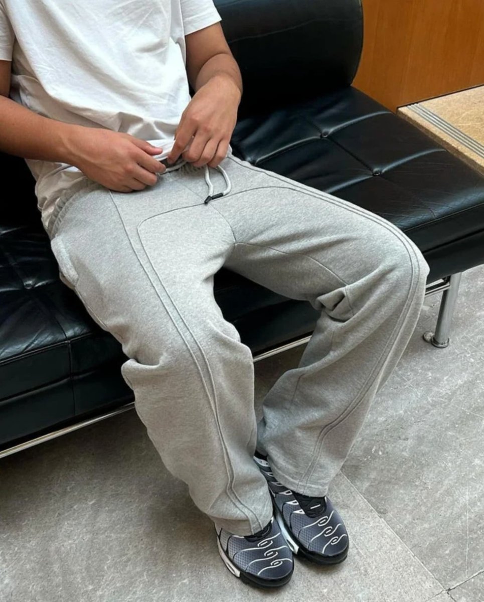 Nils | Pantalon de survêtement oversize à imprimé rétro