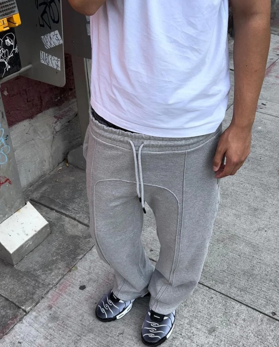 Nils | Pantalon de survêtement oversize à imprimé rétro