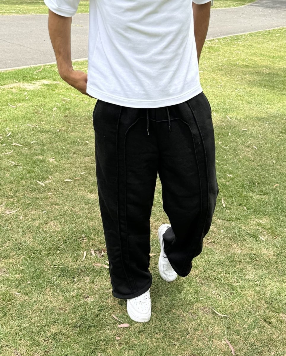 Nils | Pantalon de survêtement oversize à imprimé rétro