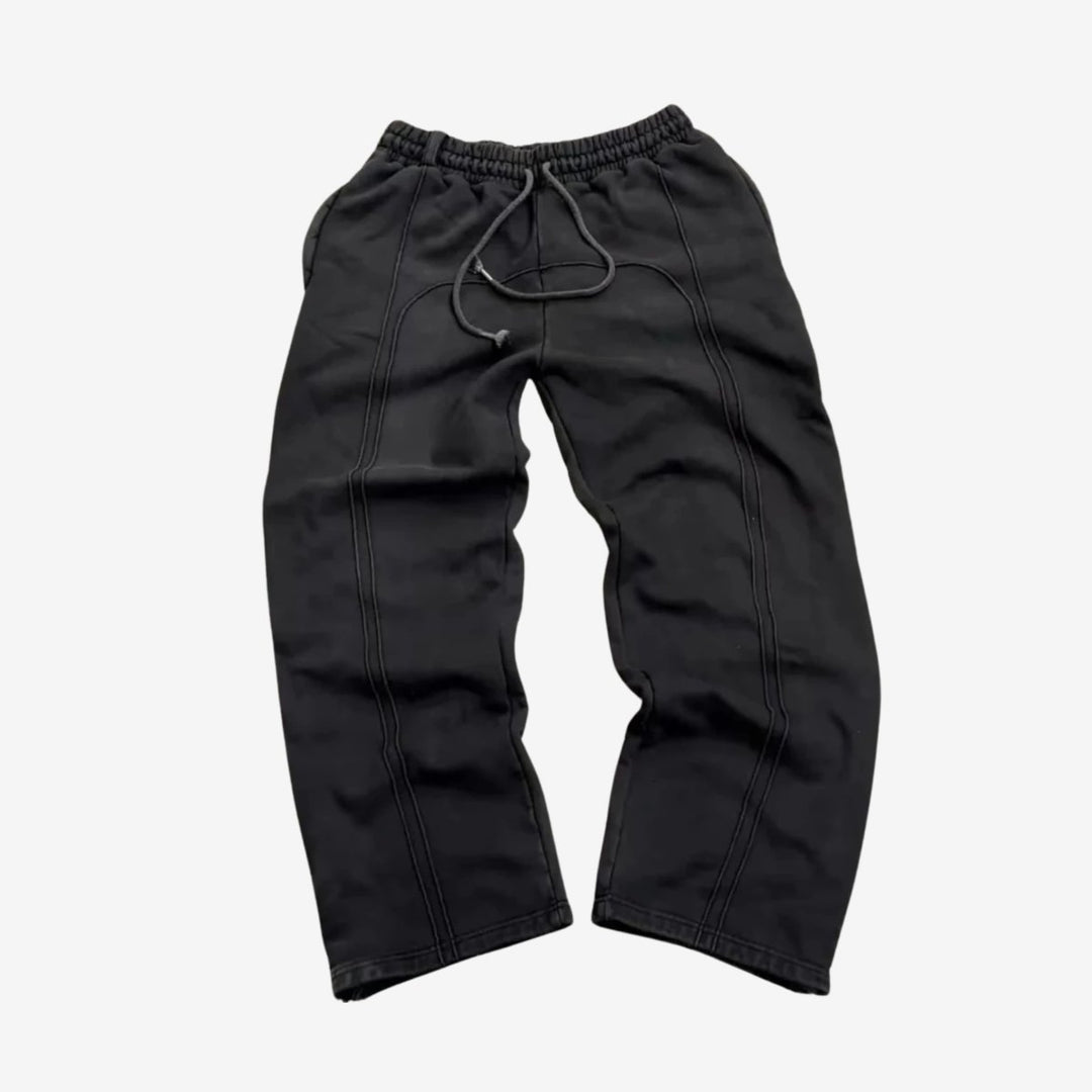 Nils | Pantalon de survêtement oversize à imprimé rétro
