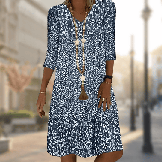 NINA | ROBE IMPRIMÉE ÉLÉGANTE