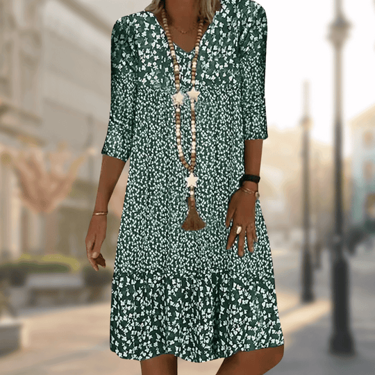 NINA | ROBE IMPRIMÉE ÉLÉGANTE