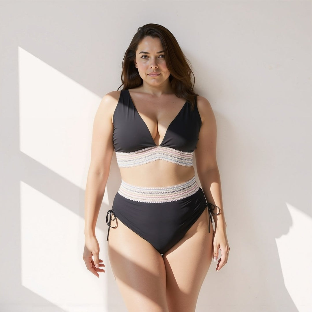 Noor - Hochtailliertes Bikini-Set