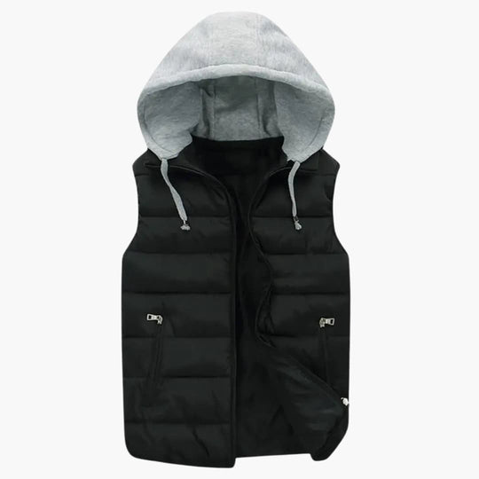 Oskar | Gilet chaud à capuche
