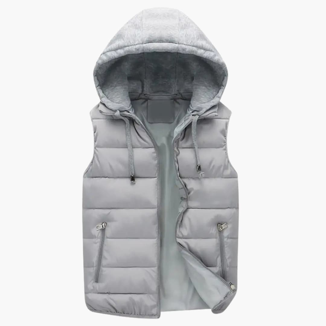 Oskar | Gilet chaud à capuche