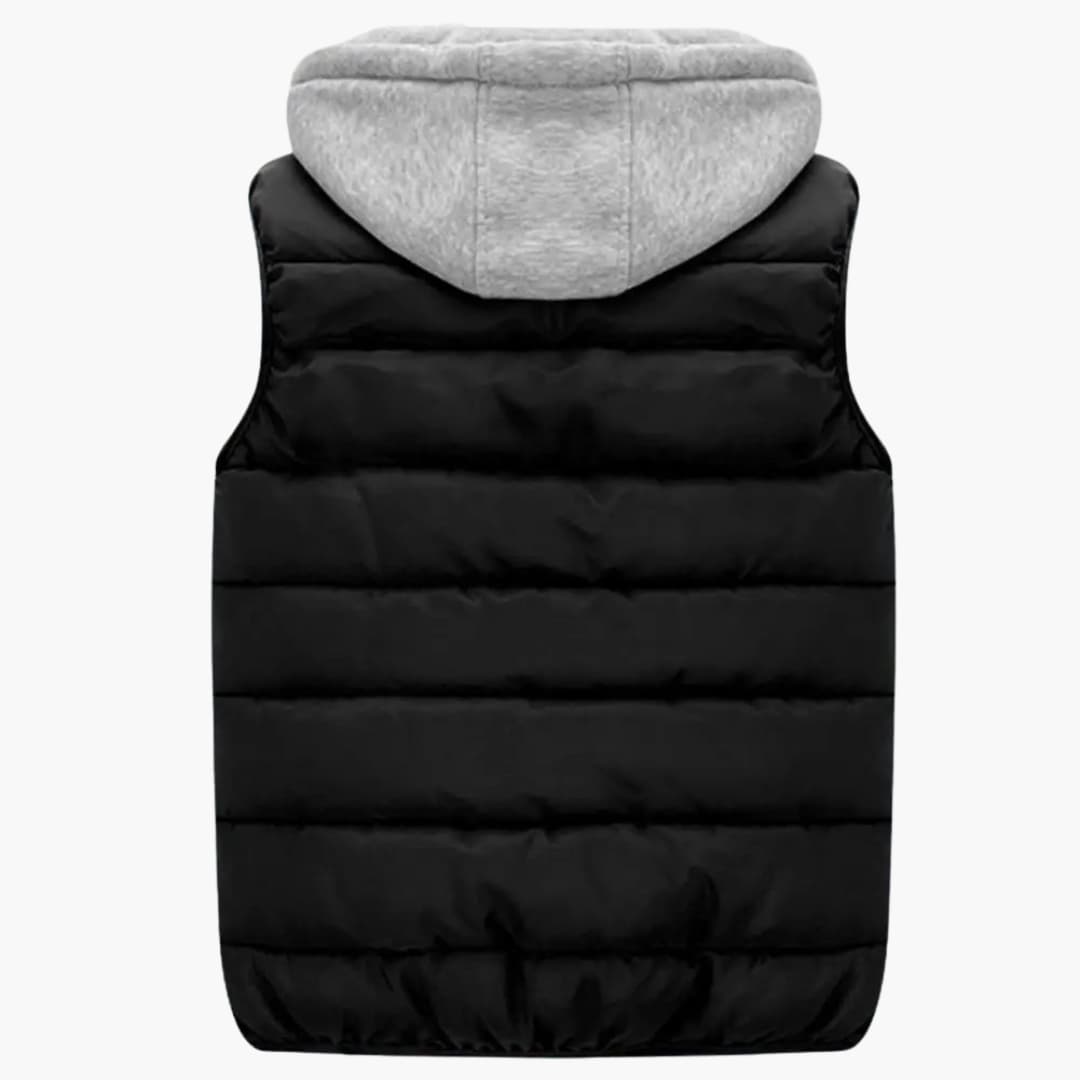 Oskar | Gilet chaud à capuche
