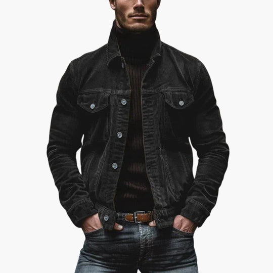 Otto | Veste rétro en velours côtelé à poches multiples