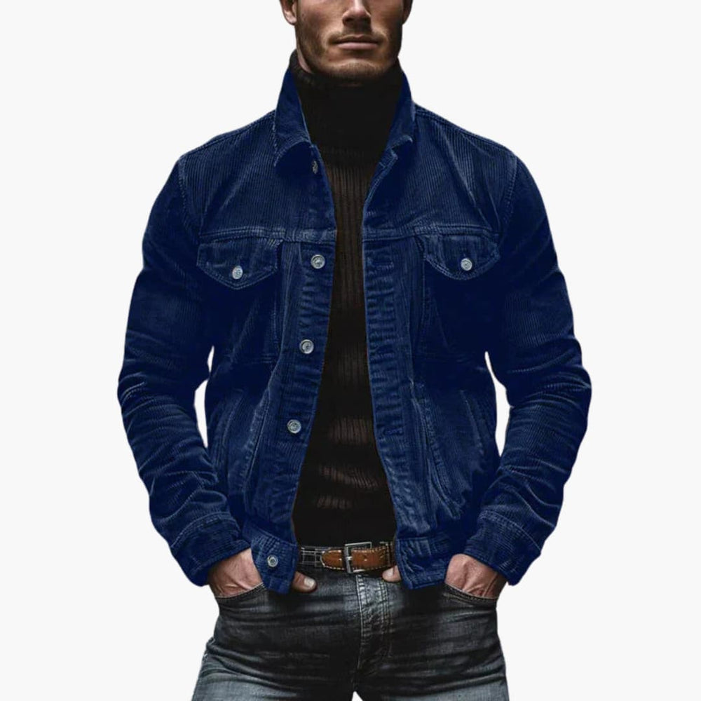 Otto | Veste rétro en velours côtelé à poches multiples