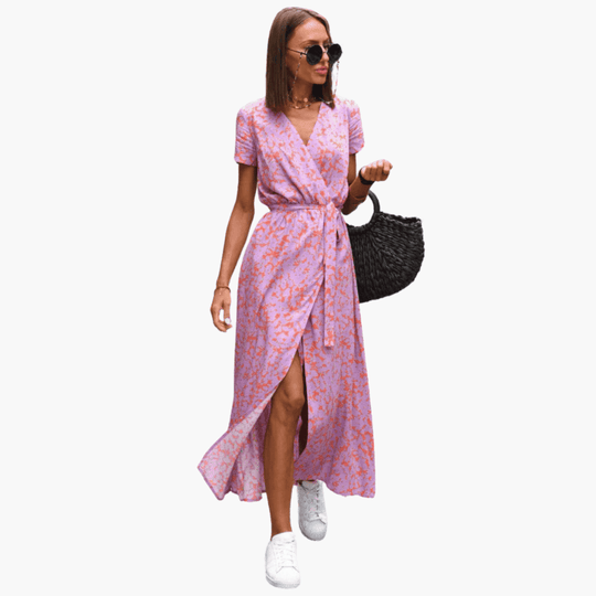 Pauline | Robe portefeuille élégante