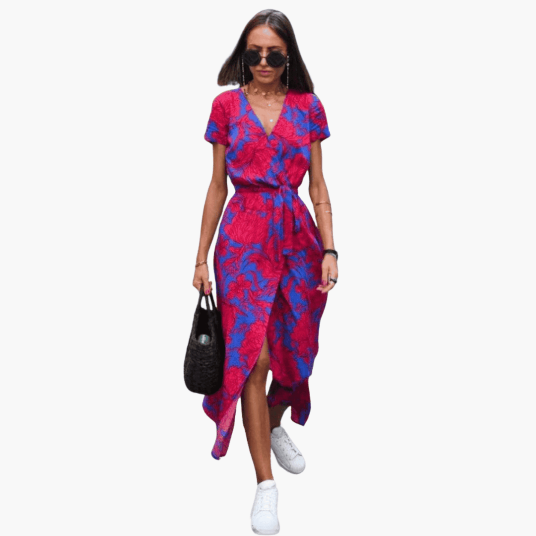 Pauline | Robe portefeuille élégante