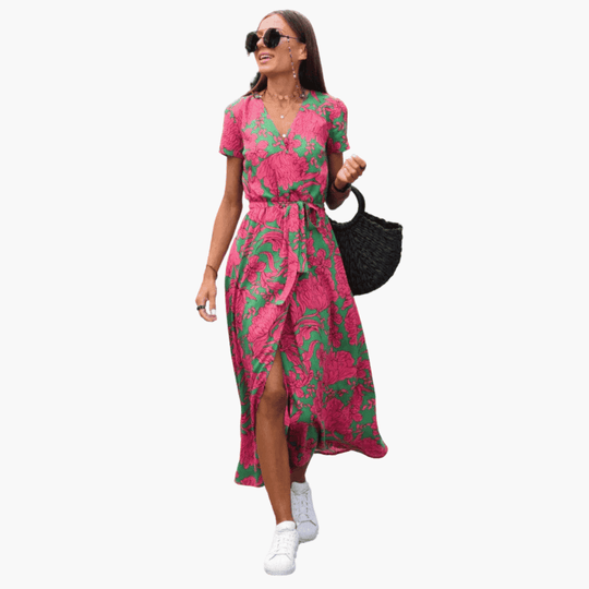 Pauline | Robe portefeuille élégante