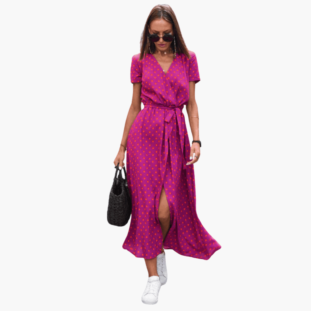 Pauline | Robe portefeuille élégante