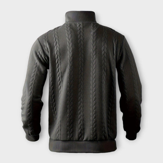 Rafael - élégant pull vintage demi-zip