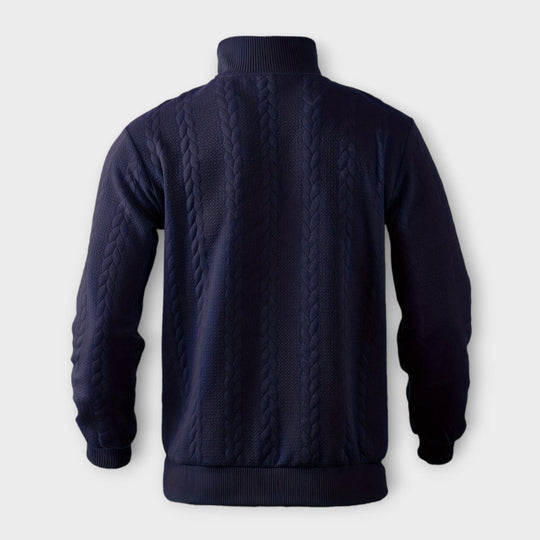 Rafael - élégant pull vintage demi-zip