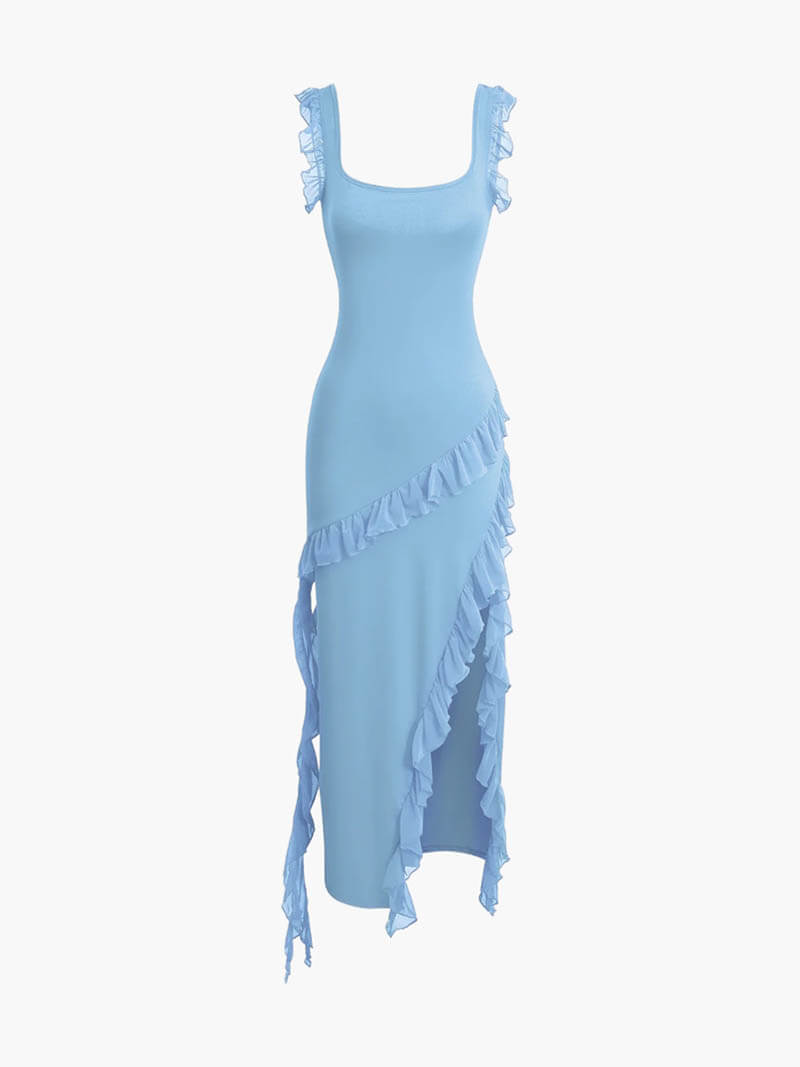 Robe à volants Romina