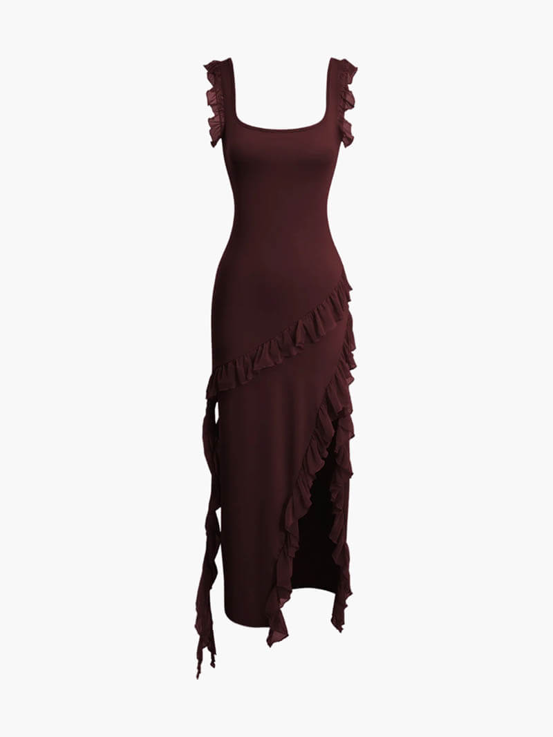 Robe à volants Romina