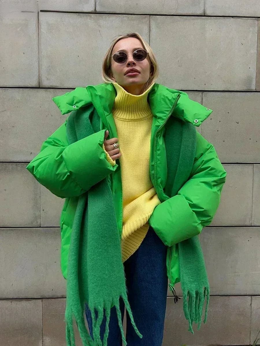 Romy | Manteau d'hiver matelassé épais pour femme