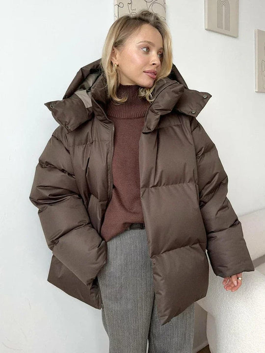 Romy | Manteau d'hiver matelassé épais pour femme