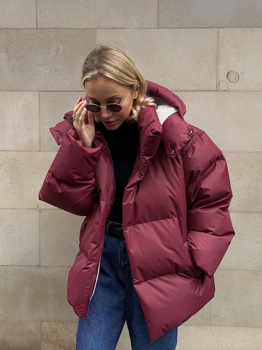 Romy | Manteau d'hiver matelassé épais pour femme