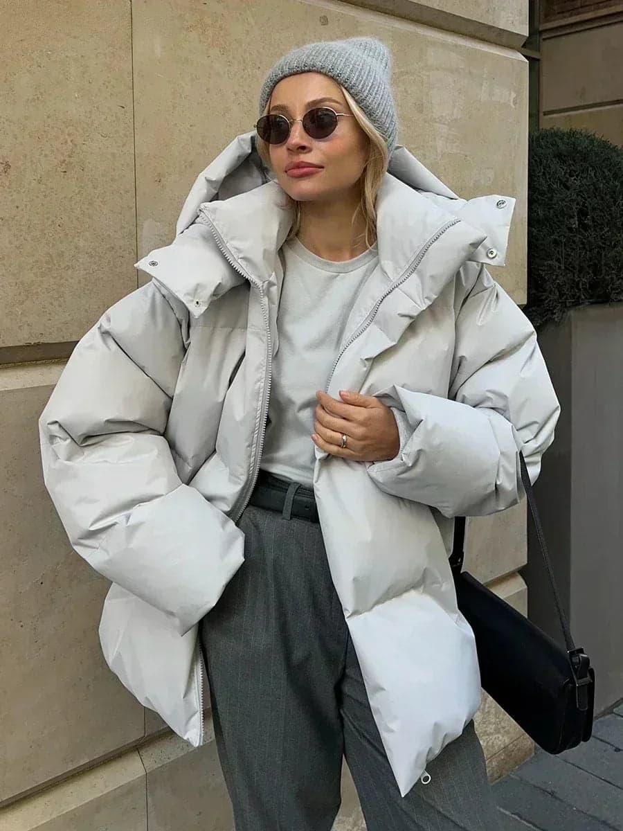 Romy | Manteau d'hiver matelassé épais pour femme
