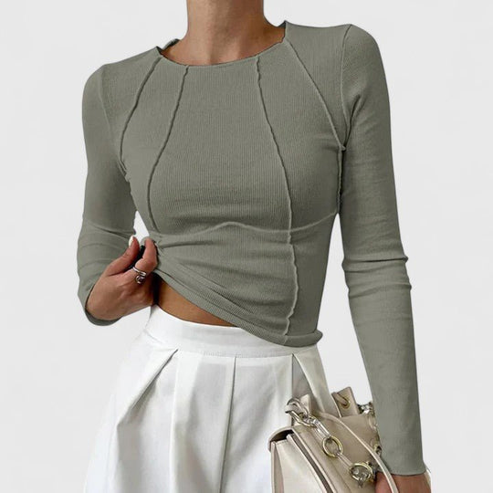 Rozminda | Bequeme Bluse mit langen Ärmeln