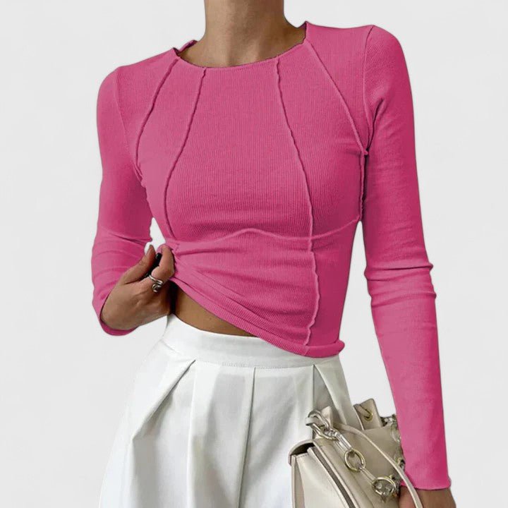 Rozminda | Bequeme Bluse mit langen Ärmeln