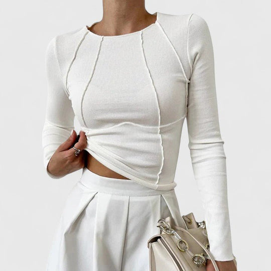 Rozminda | Bequeme Bluse mit langen Ärmeln