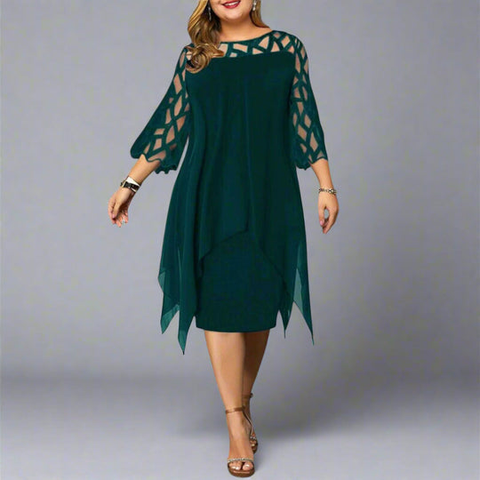 Jamie | Robe midi élégante avec un effet wow