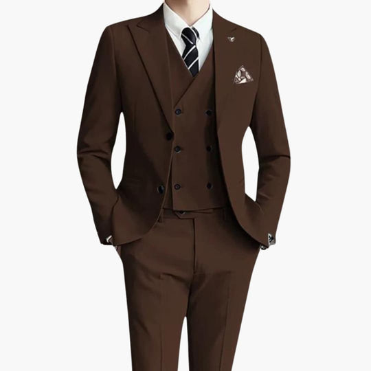 Costume 3 pièces slim fit - pour homme d'affaires