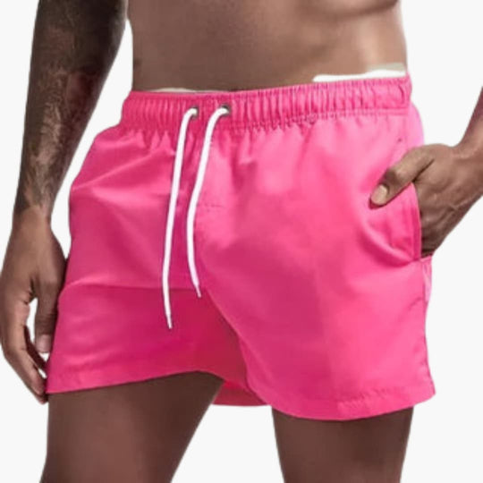 Short de bain à séchage rapide - pour homme au look sportif