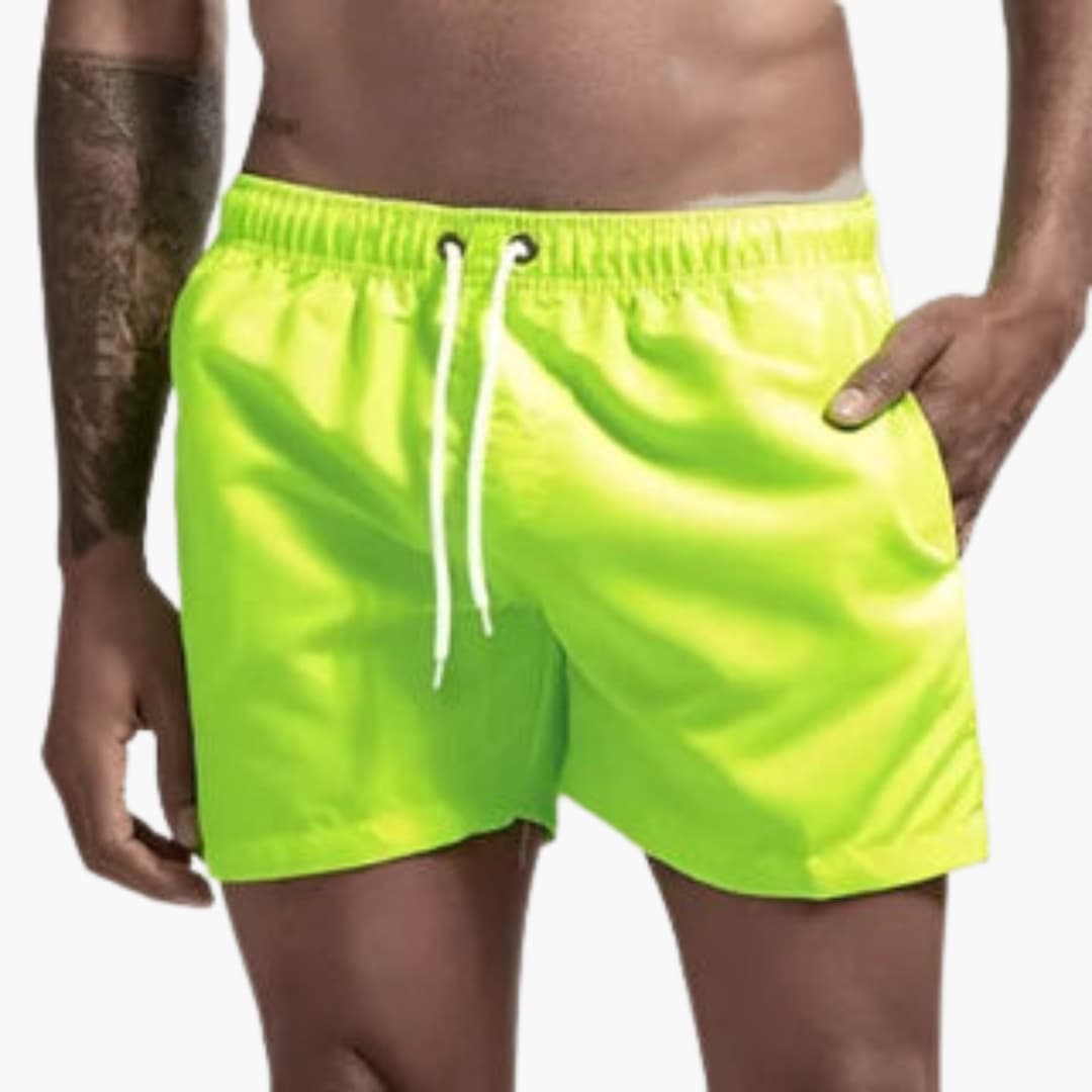 Short de bain à séchage rapide - pour homme au look sportif