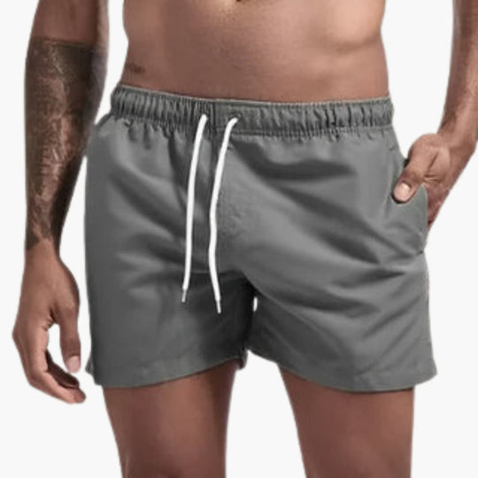 Short de bain à séchage rapide - pour homme au look sportif