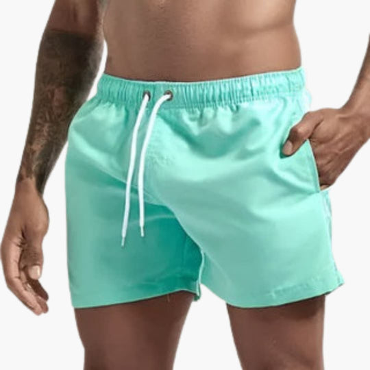 Short de bain à séchage rapide - pour homme au look sportif