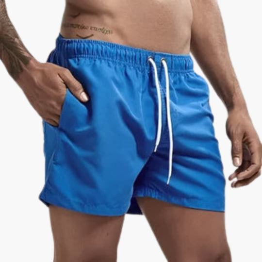 Short de bain à séchage rapide - pour homme au look sportif