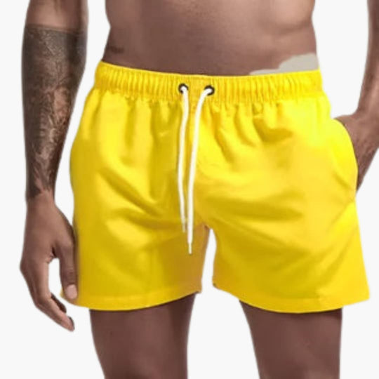 Short de bain à séchage rapide - pour homme au look sportif