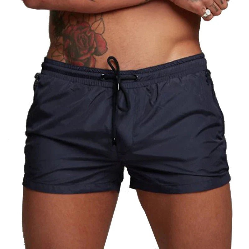 Short de bain avec poches zippées
