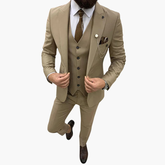 Ensemble de costume slim fit - Costume 3 pièces pour homme pour une tenue de soirée