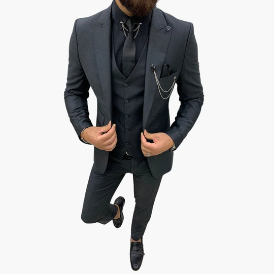 Ensemble de costume slim fit - Costume 3 pièces pour homme pour une tenue de soirée
