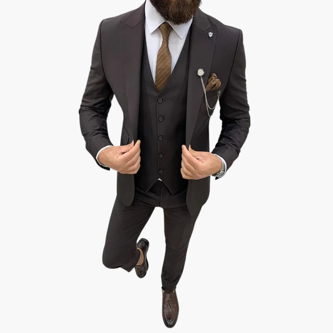 Ensemble de costume slim fit - Costume 3 pièces pour homme pour une tenue de soirée