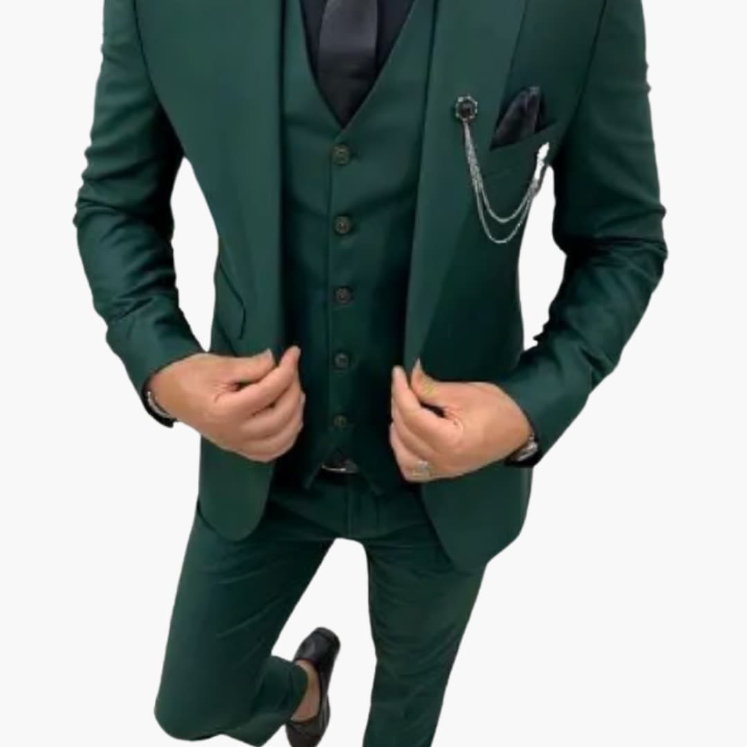 Ensemble de costume slim fit - Costume 3 pièces pour homme pour une tenue de soirée