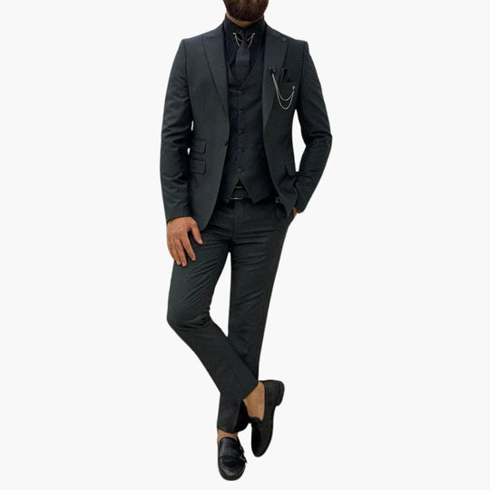 Ensemble de costume slim fit - Costume 3 pièces pour homme pour une tenue de soirée